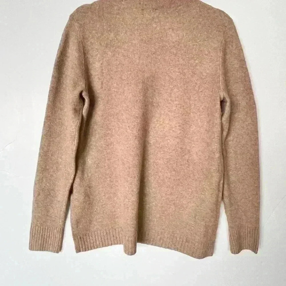 NWT! J. Crew Camel Brown Extra Soft Wool Blend Turtleneck Sweater - Picture 3 of 7